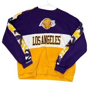 Men's Los Angeles Lakers Mitchell & Ness Classics Leading Scorer Fleece Pullover